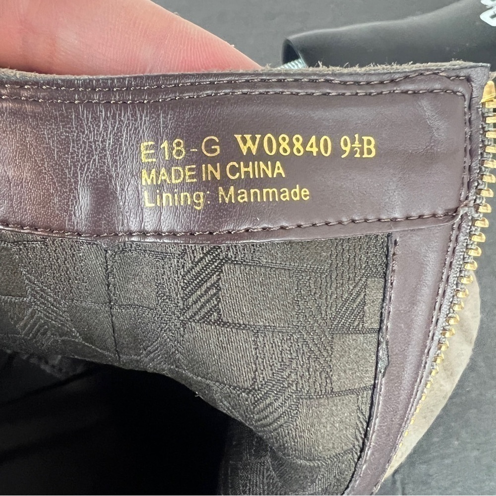 Cole Haan Suede Boots with Side Zippers NWOB - Picture 9 of 9